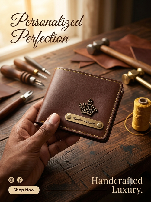 Premium Personalized Gift Set for Men | Custom Name Wallet, Pen & Keychain | Luxury Gift Box | Birthday, Anniversary & Special Occasion Gift