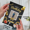 Personalized Romantic Birthday Greeting Card ❤️🎂 | Custom Photo & Name Love Card 💌✨ | Premium Birthday Card for Boyfriend, Girlfriend, Husband & Wife 🎁